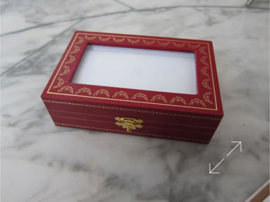 Cartier Diamond Stone Box by Swiss Packaging.