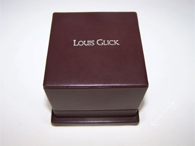 Louis Glick Diamond Ring Box by Swiss Packaging.